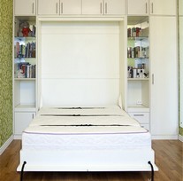 шкаф кровать белый